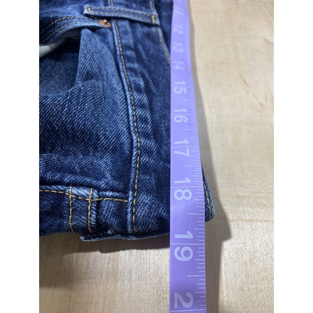 Levi 505 Mens Jeans Dark Wash 38x32 S40196 - Picture 6 of 10